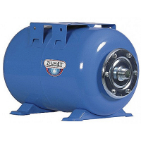 Гидроаккумулятор горизонтальный синий Zilmet ULTRA-PRO - 50л. (PN10, мемб.бутил, фланец стальной)